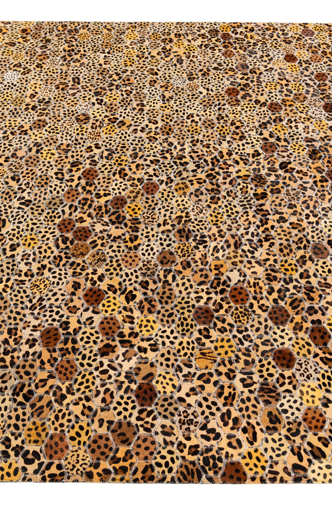 5' x 8' Cowhide Stocks Rug