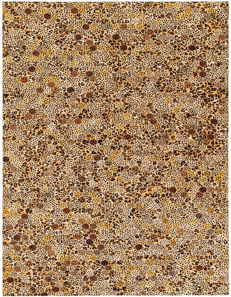 Detail image of 5' x 8' Cowhide Stocks Rug