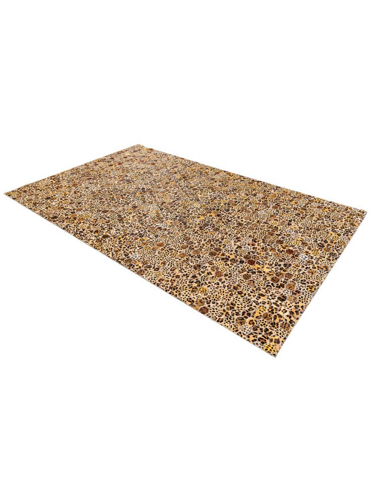 Detail image of 4' 11 x 7' 11 Cowhide Stocks Rug