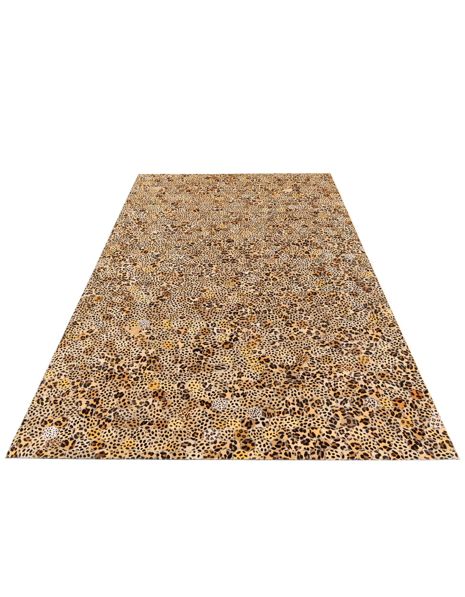 5' x 7' 11 Cowhide Stocks Rug