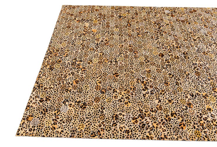 Detail image of 5' x 7' 11 Cowhide Stocks Rug