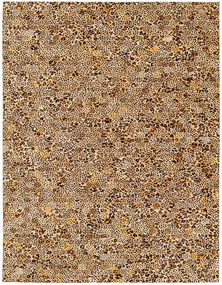 Detail image of 5' x 7' 11 Cowhide Stocks Rug