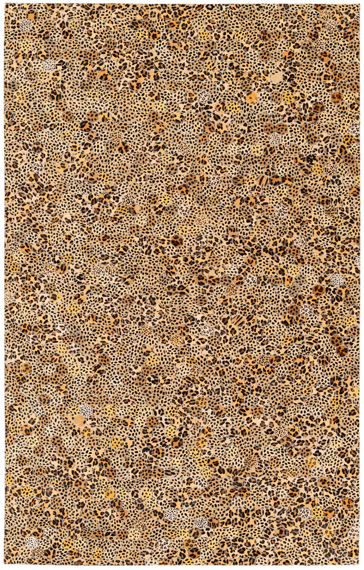 5' x 7' 11 Cowhide Stocks Rug