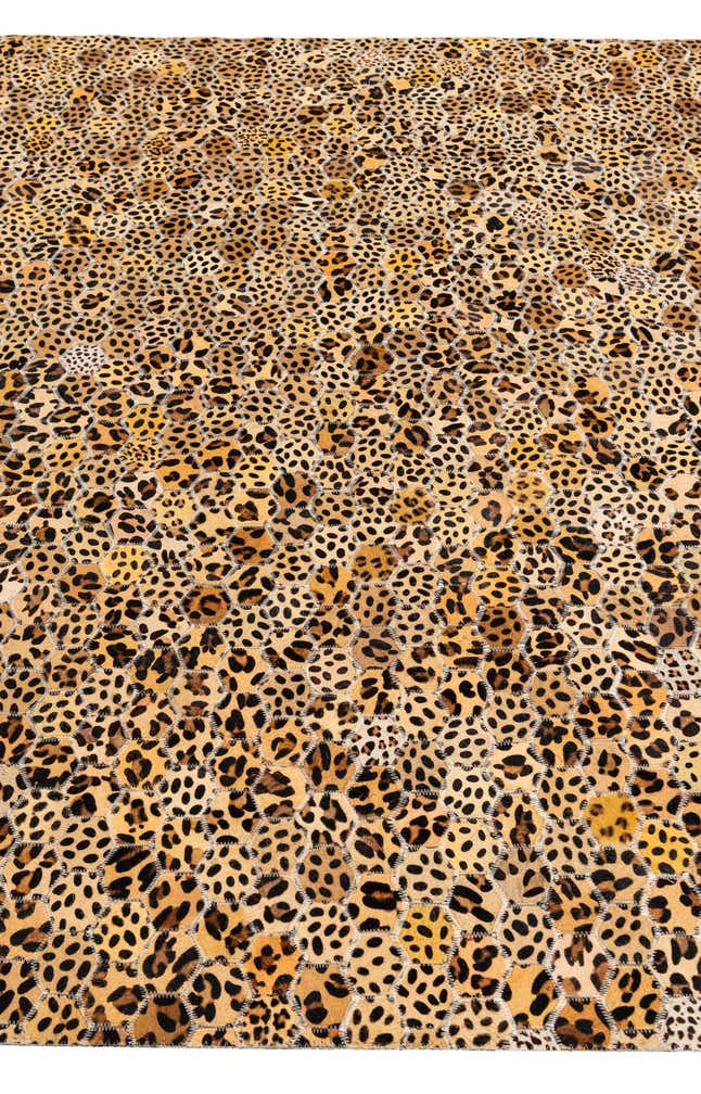 5' x 7' 11 Cowhide Stocks Rug