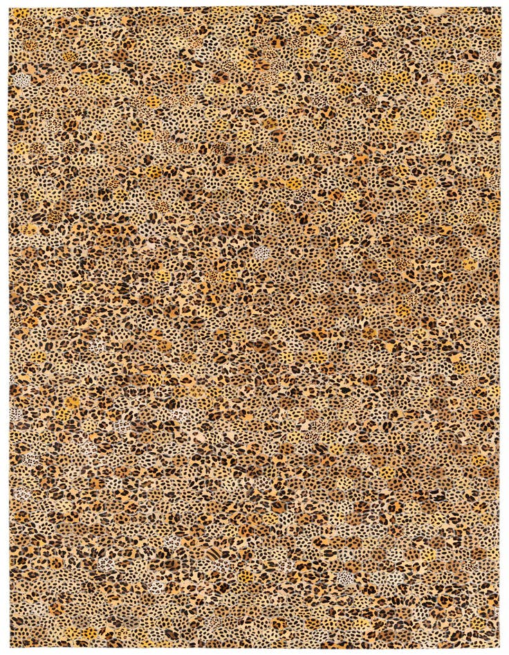 Detail image of 5' x 7' 11 Cowhide Stocks Rug