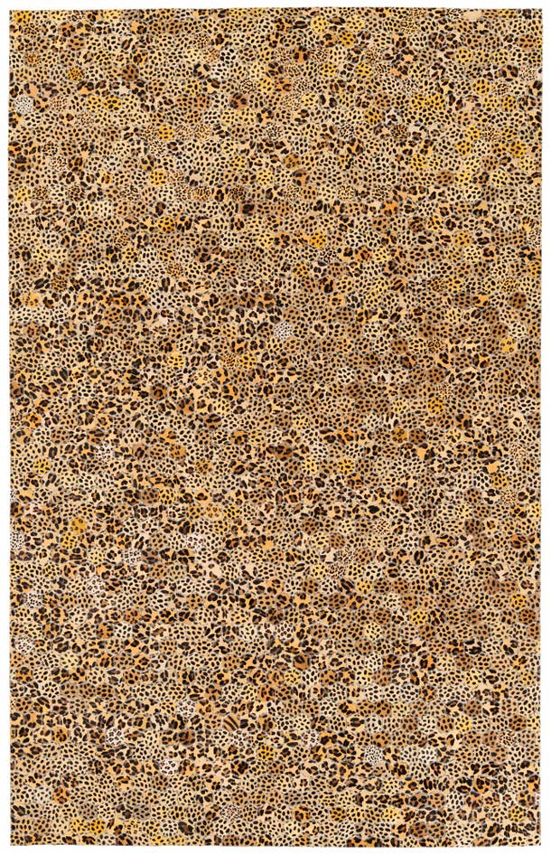 Detail image of 5' x 7' 11 Cowhide Stocks Rug