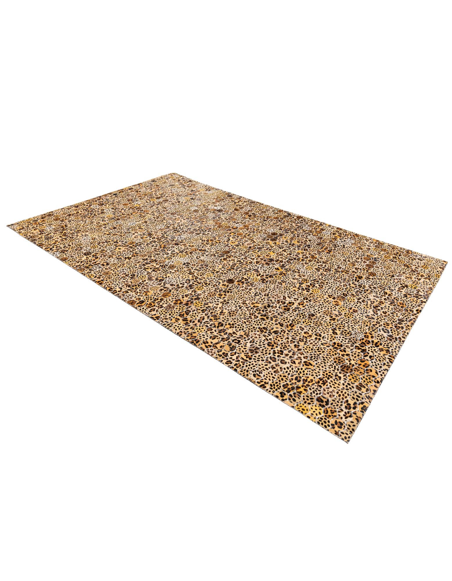 5' x 8' Cowhide Stocks Rug