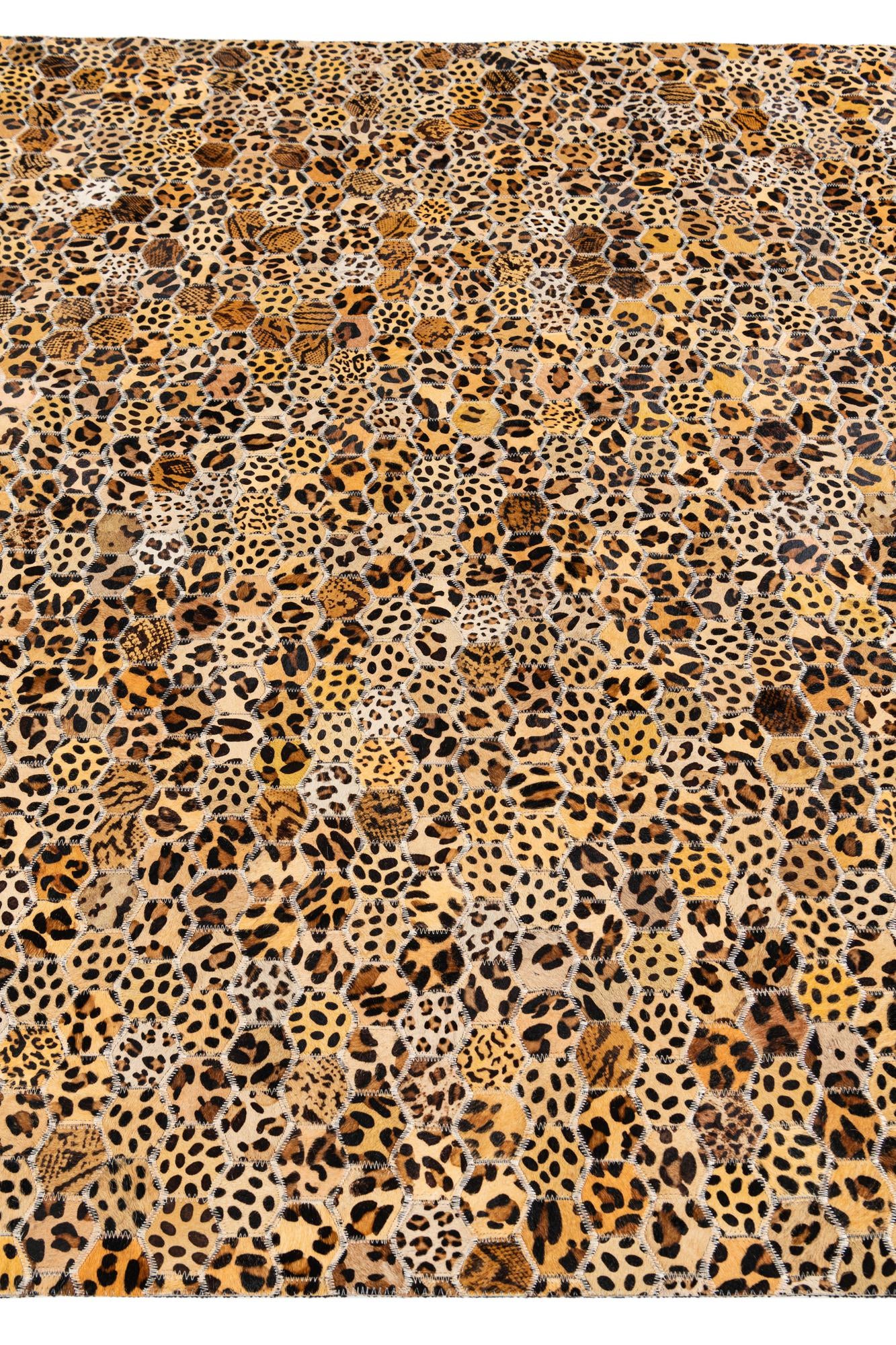 5' x 8' Cowhide Stocks Rug