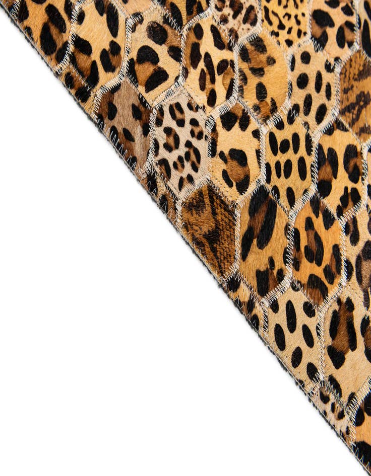 Detail image of 5' x 8' Cowhide Stocks Rug