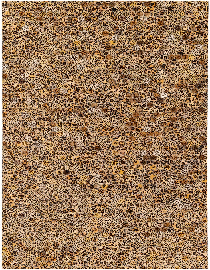 Detail image of 5' x 8' Cowhide Stocks Rug