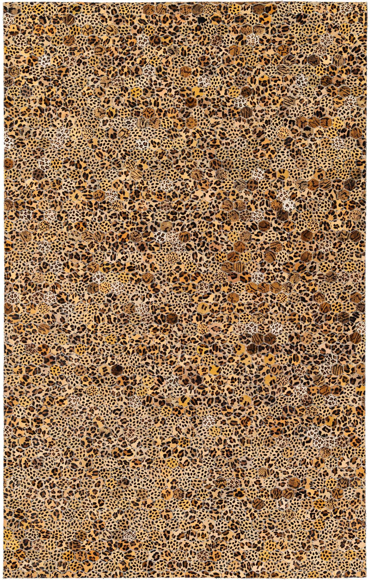 5' x 8' Cowhide Stocks Rug