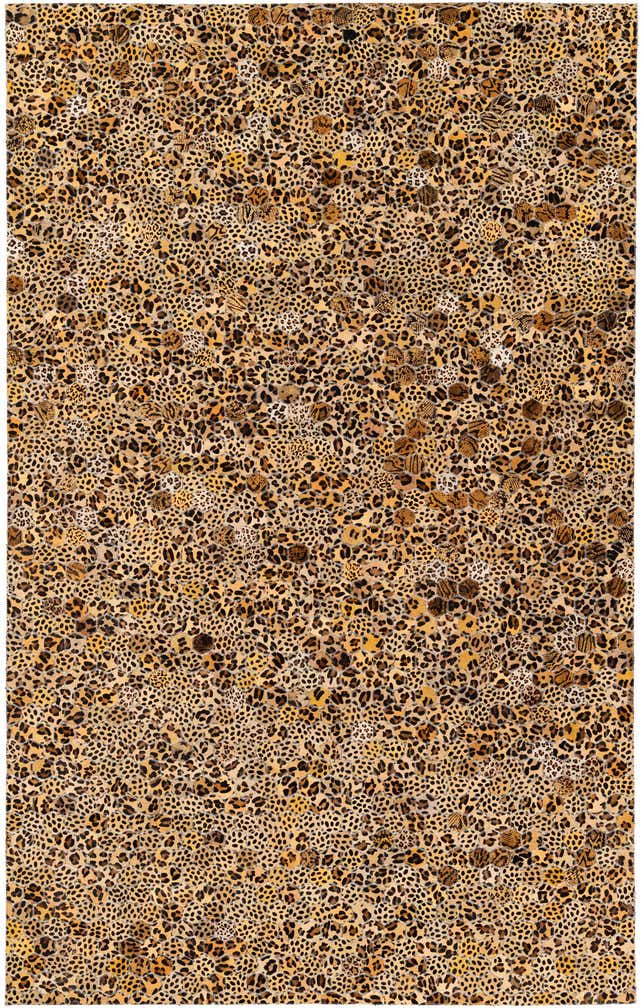 5' x 8' Cowhide Stocks Rug