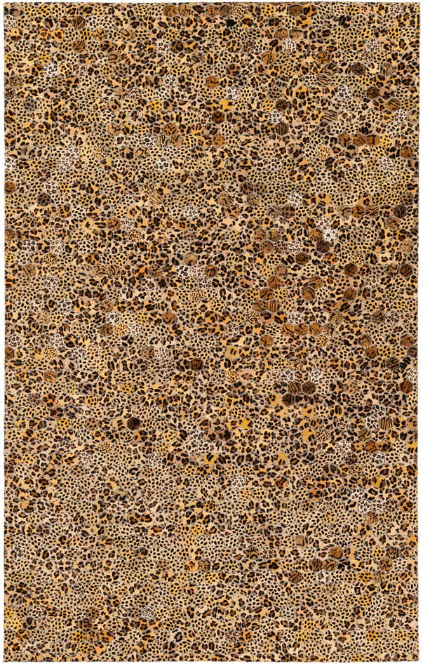 Detail image of 5' x 8' Cowhide Stocks Rug