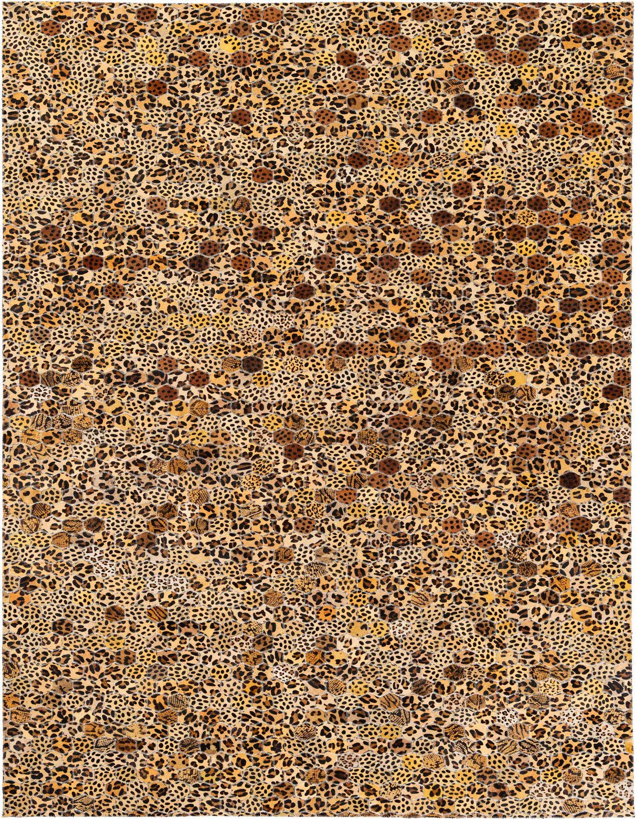 5' x 7' 11 Cowhide Stocks Rug