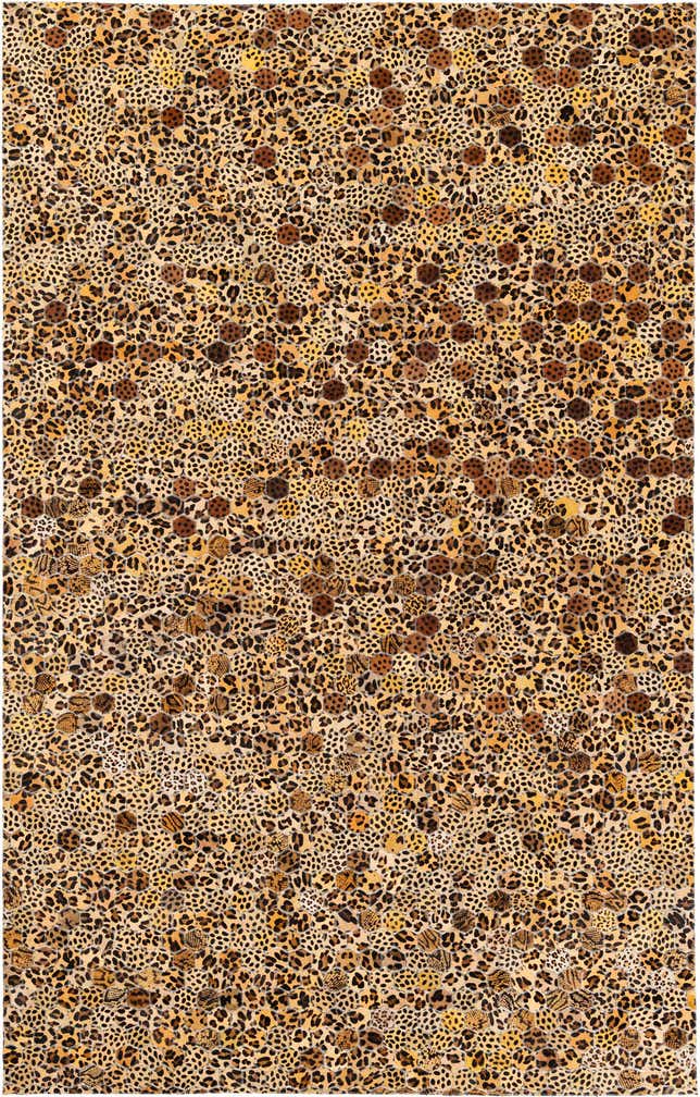 5' x 7' 11 Cowhide Stocks Rug