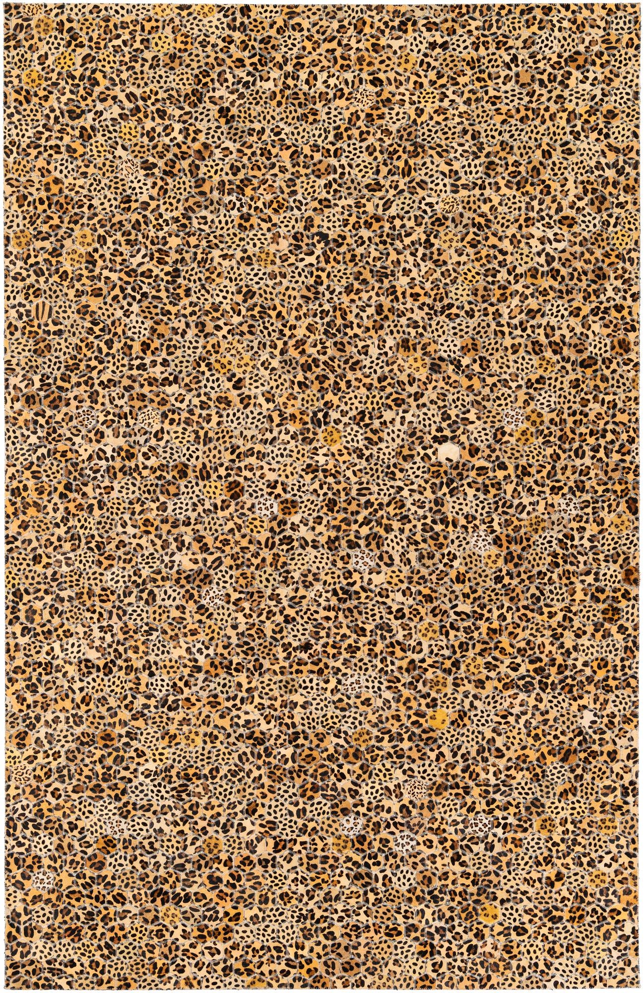5' x 7' 11 Cowhide Stocks Rug