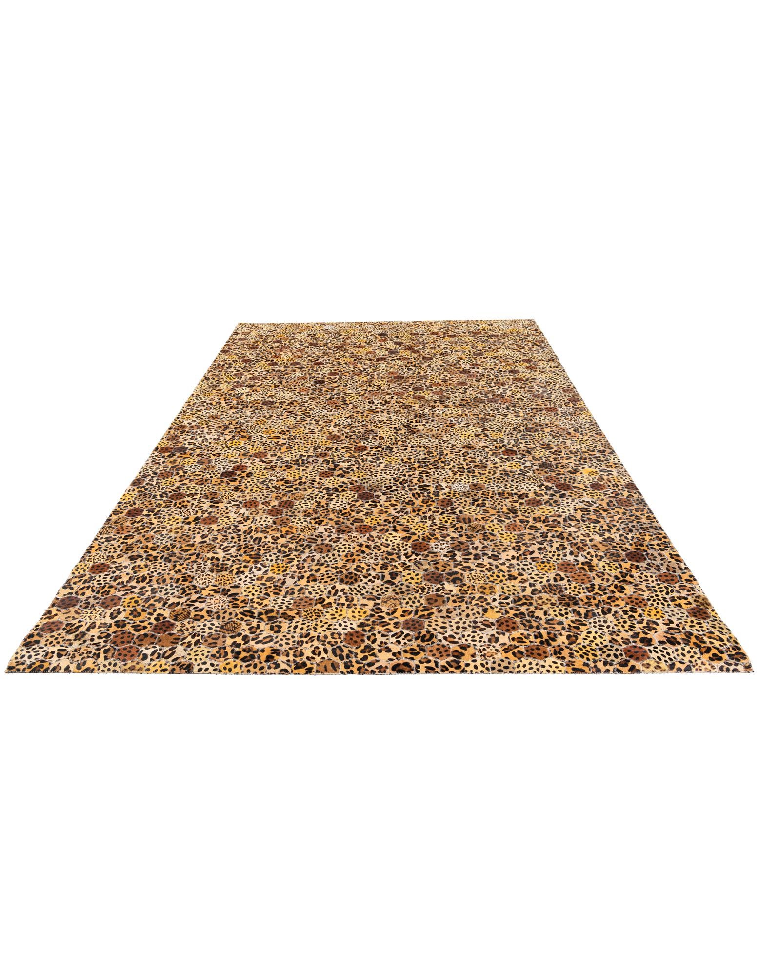 5' 1 x 8' Cowhide Stocks Rug