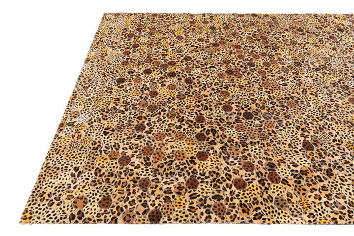 5' 1 x 8' Cowhide Stocks Rug
