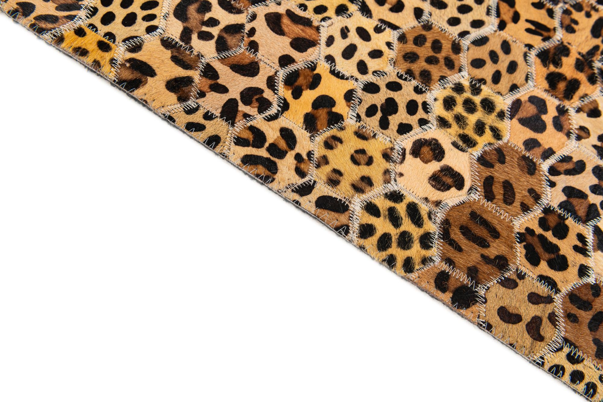 5' 1 x 8' Cowhide Stocks Rug