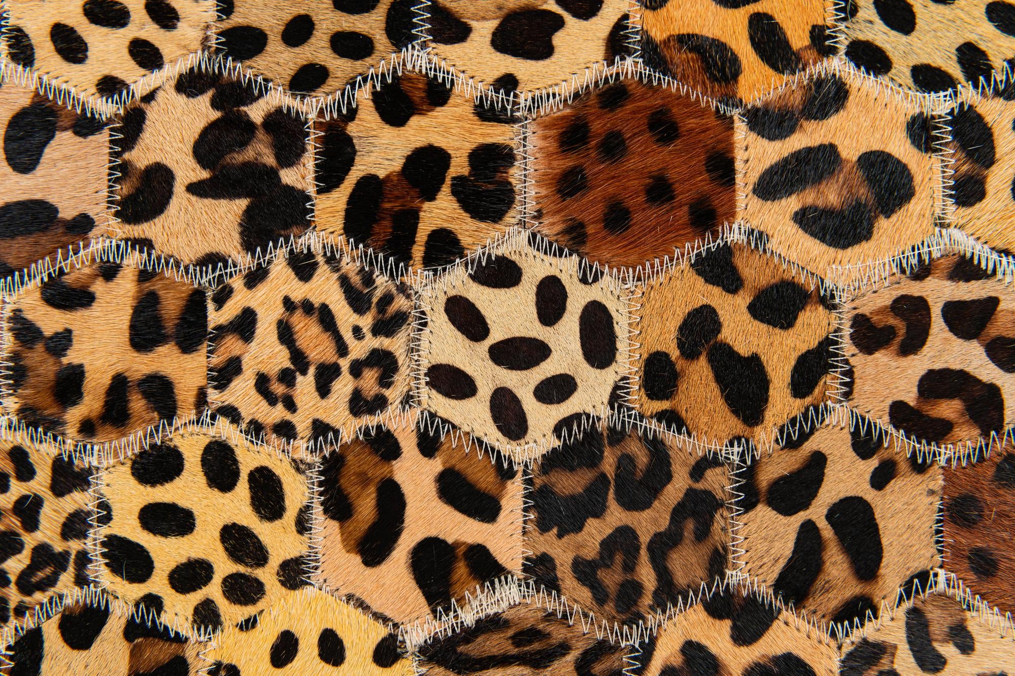 5' 1 x 8' Cowhide Stocks Rug