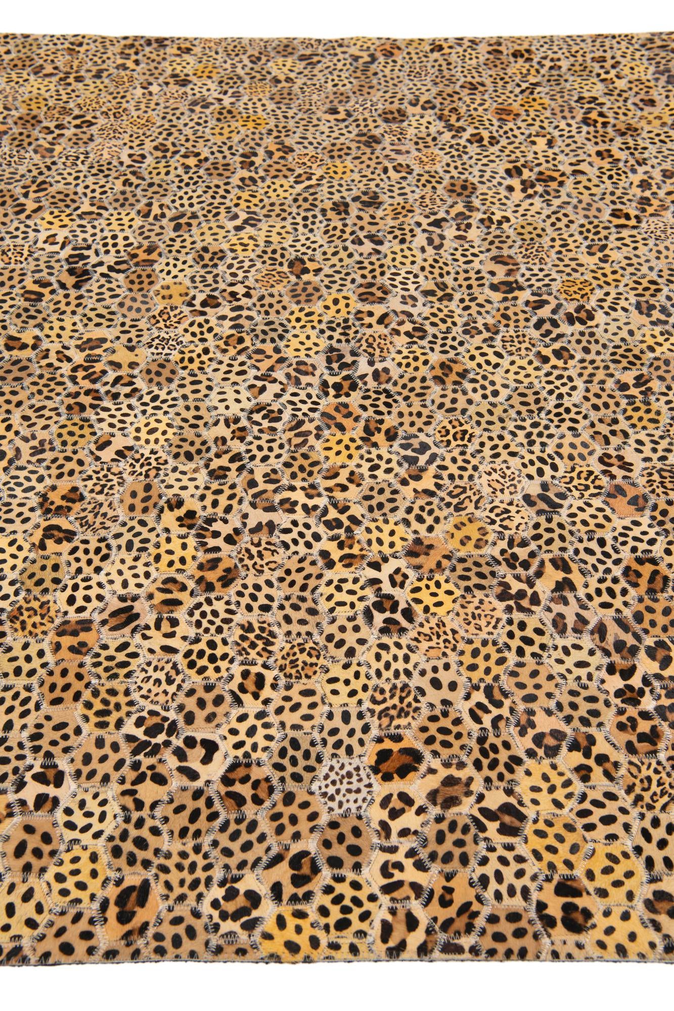 5' x 7' 10 Cowhide Stocks Rug