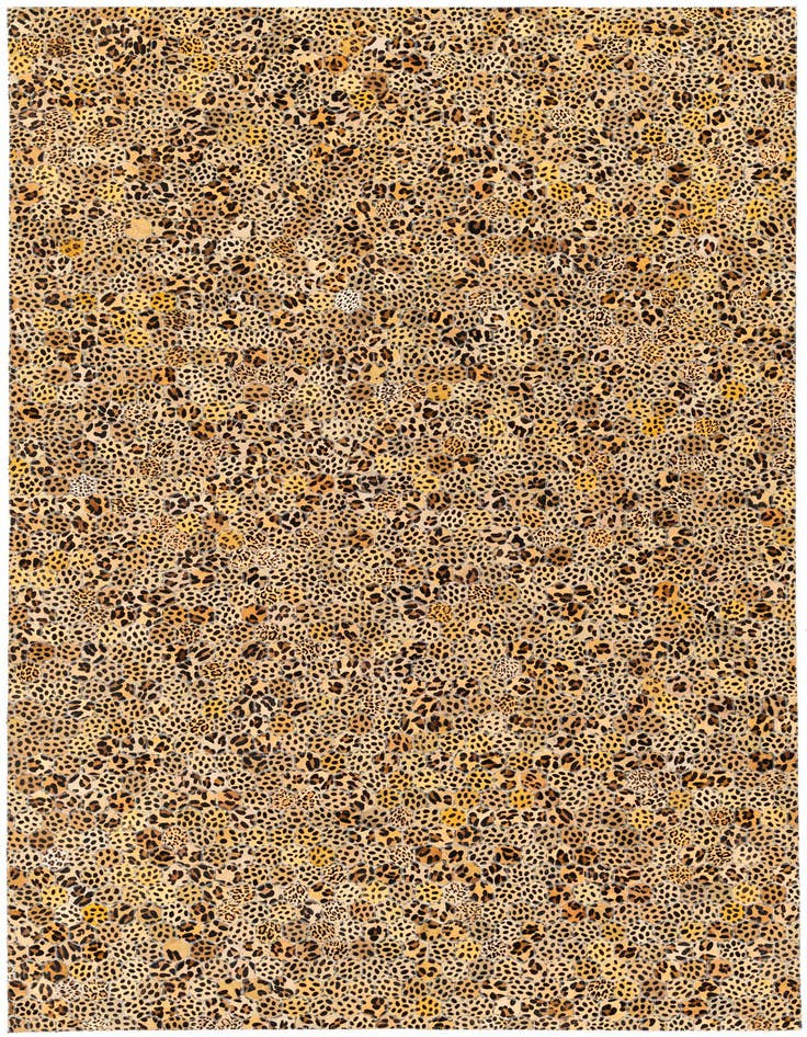 Detail image of 5' x 7' 10 Cowhide Stocks Rug