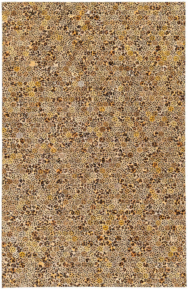 Detail image of 5' x 7' 10 Cowhide Stocks Rug