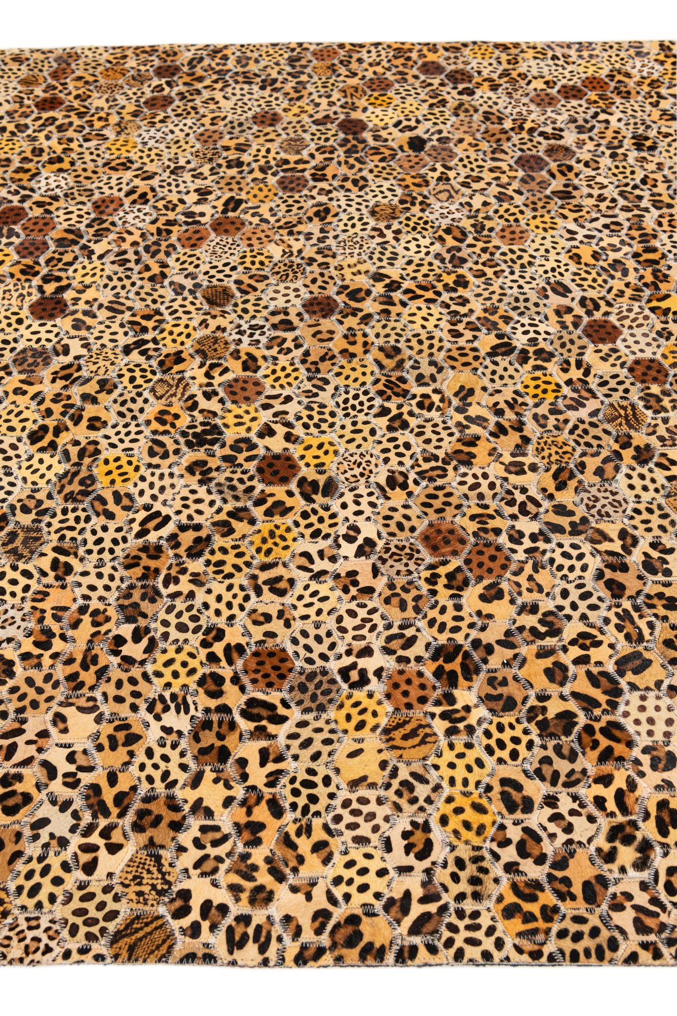 4' 11 x 7' 11 Cowhide Stocks Rug