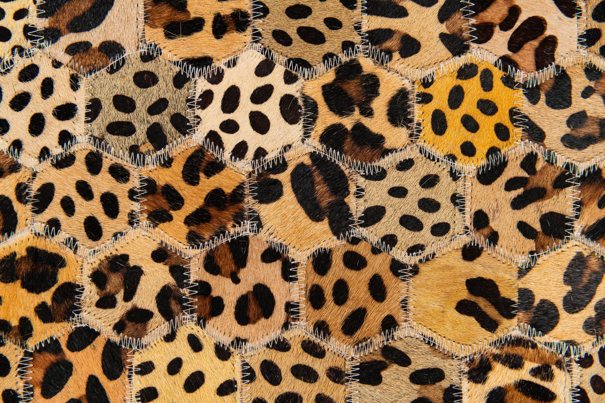 4' 11 x 7' 11 Cowhide Stocks Rug