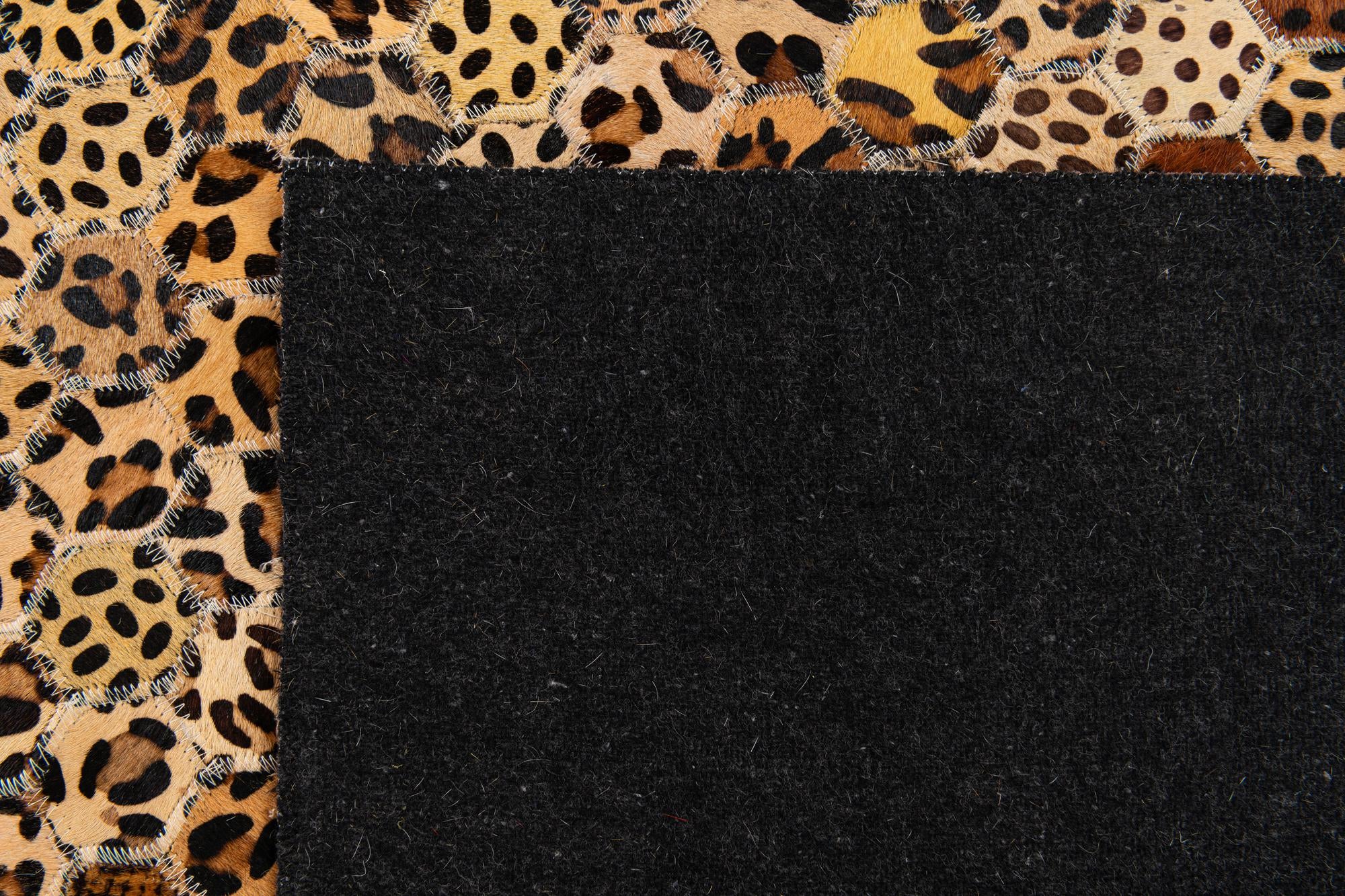 4' 11 x 7' 11 Cowhide Stocks Rug