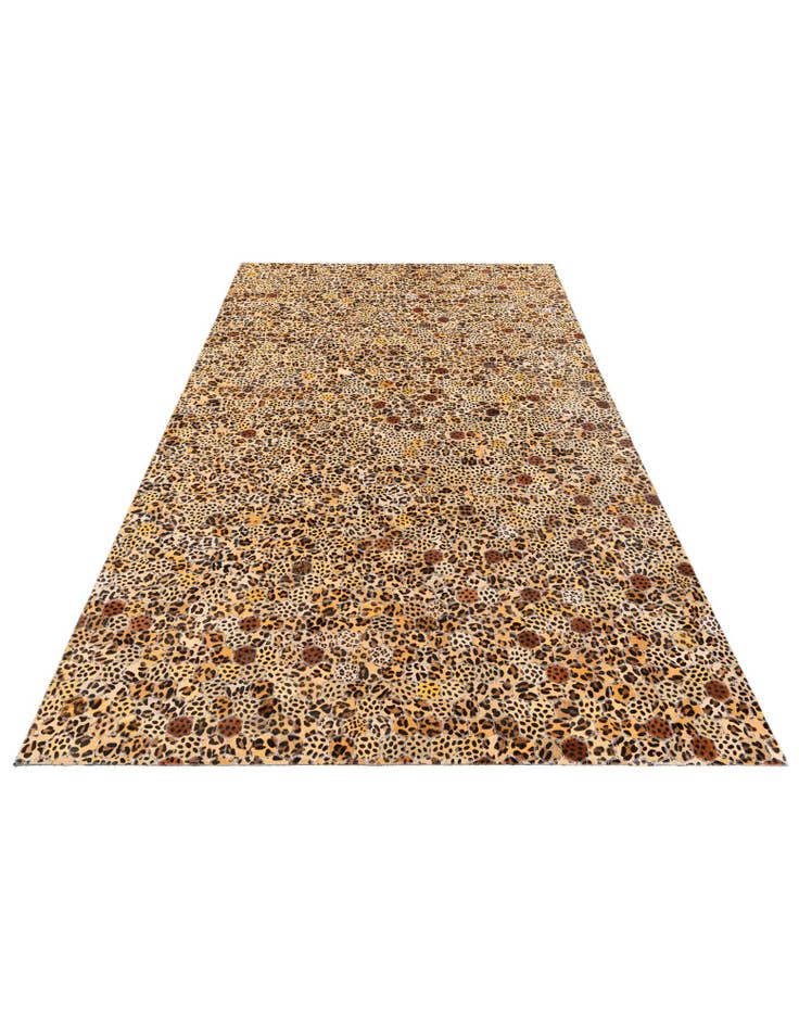 Detail image of 4' 11 x 8' Cowhide Stocks Rug