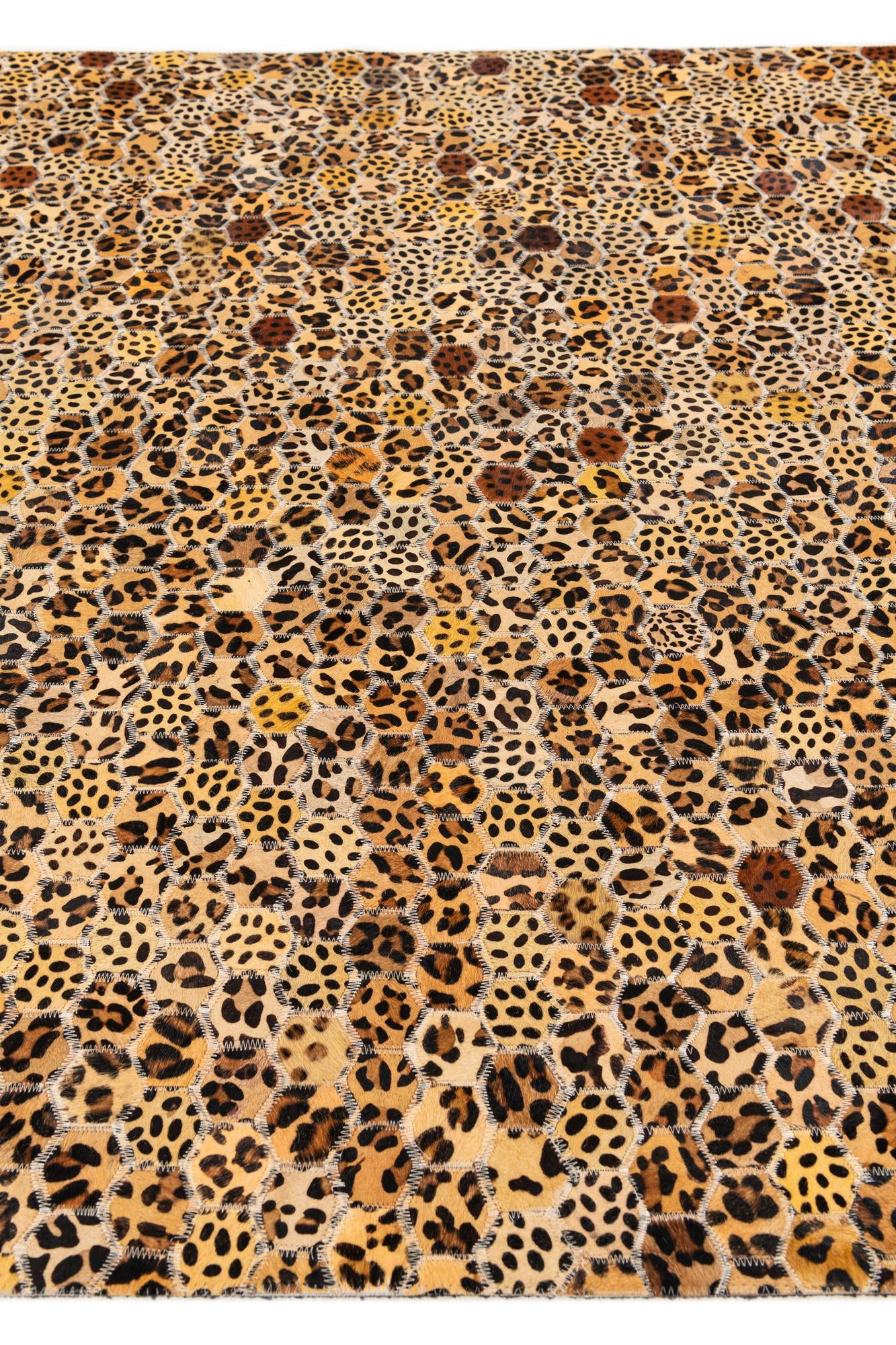 4' 11 x 8' Cowhide Stocks Rug