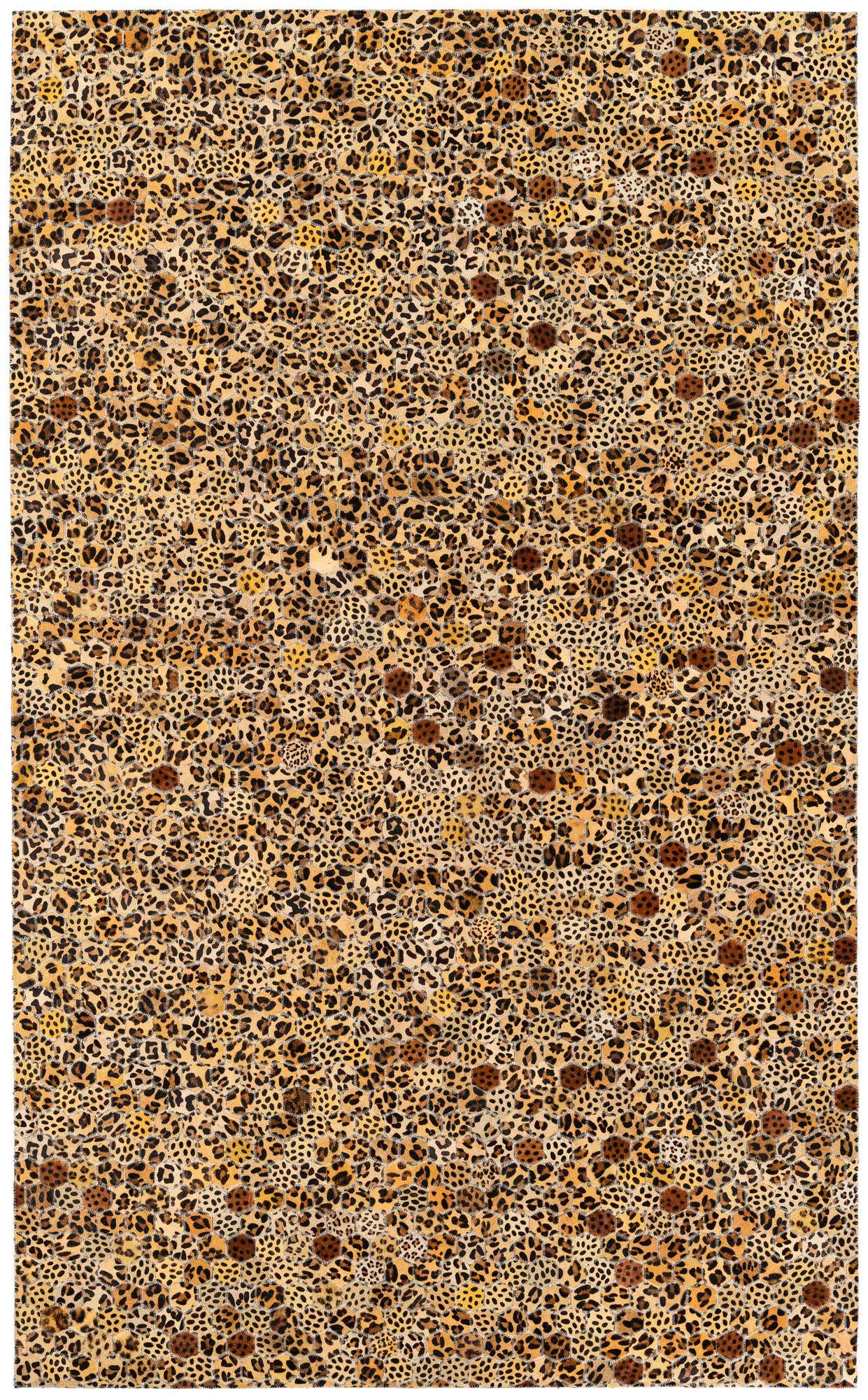 4' 11 x 8' Cowhide Stocks Rug
