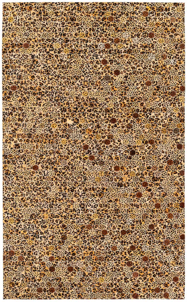 4' 11 x 8' Cowhide Stocks Rug