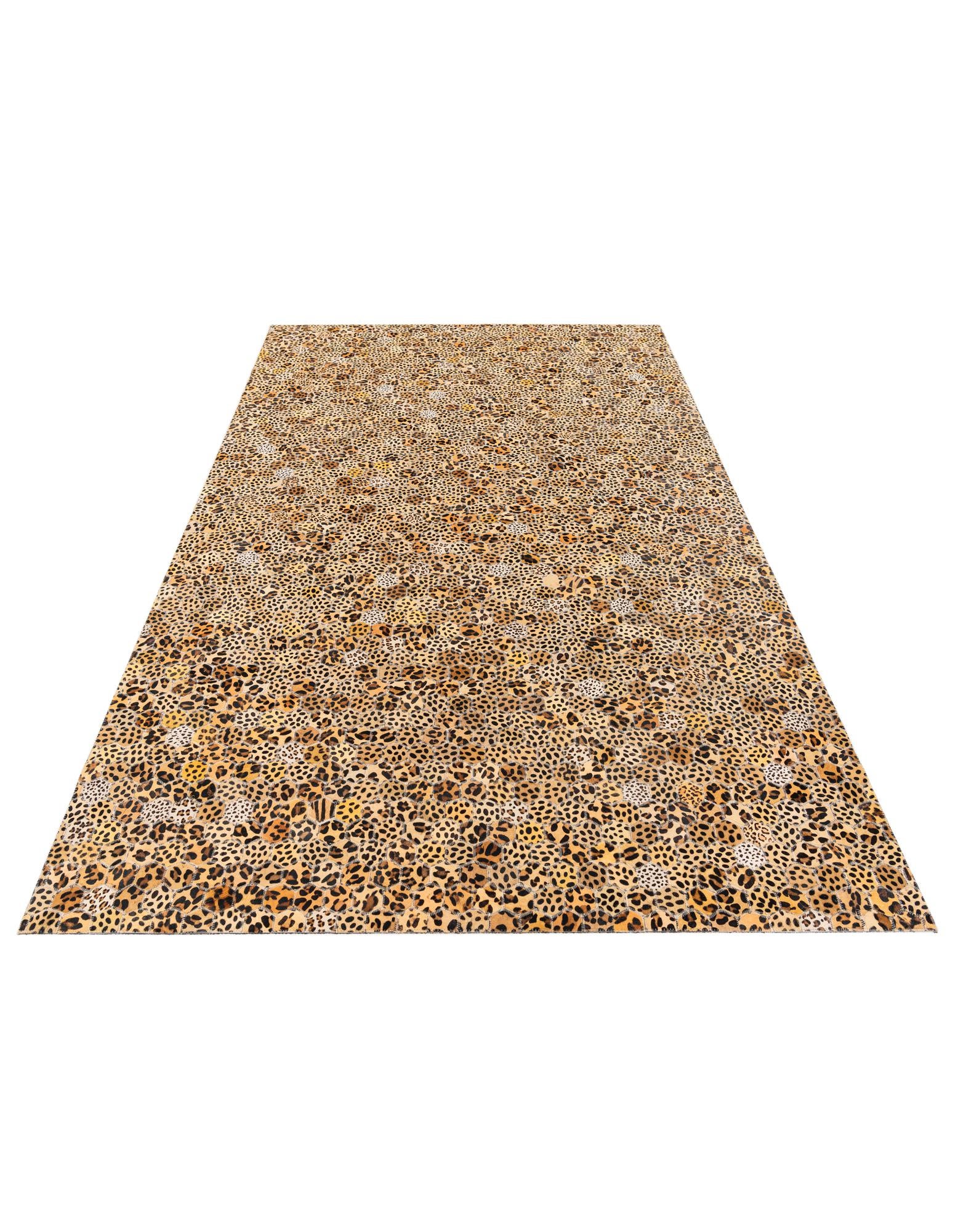 5' x 8' Cowhide Stocks Rug