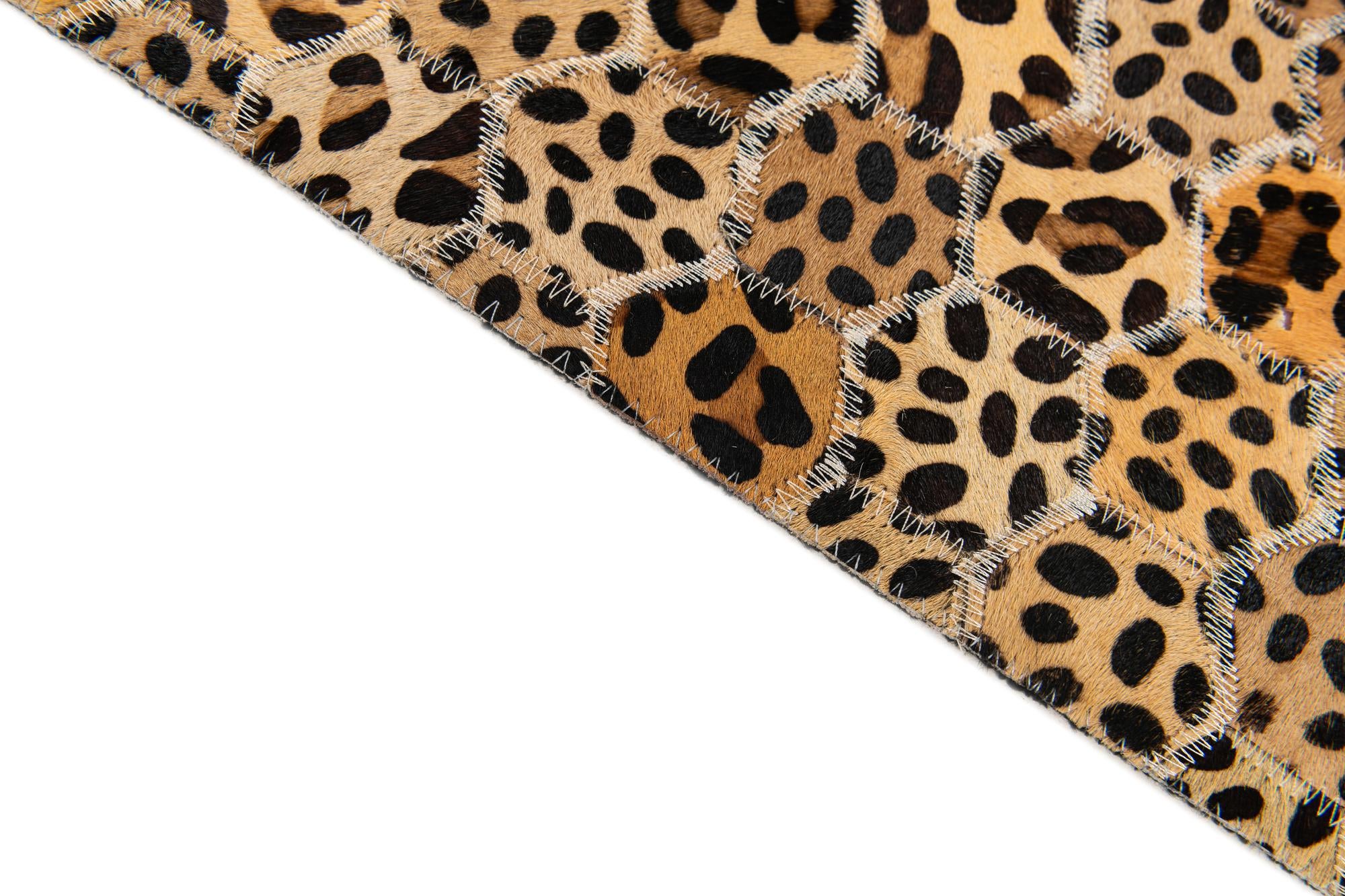 5' x 8' Cowhide Stocks Rug