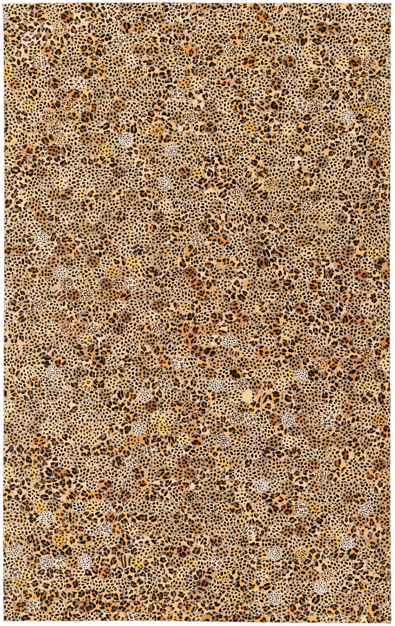 5' x 8' Cowhide Stocks Rug