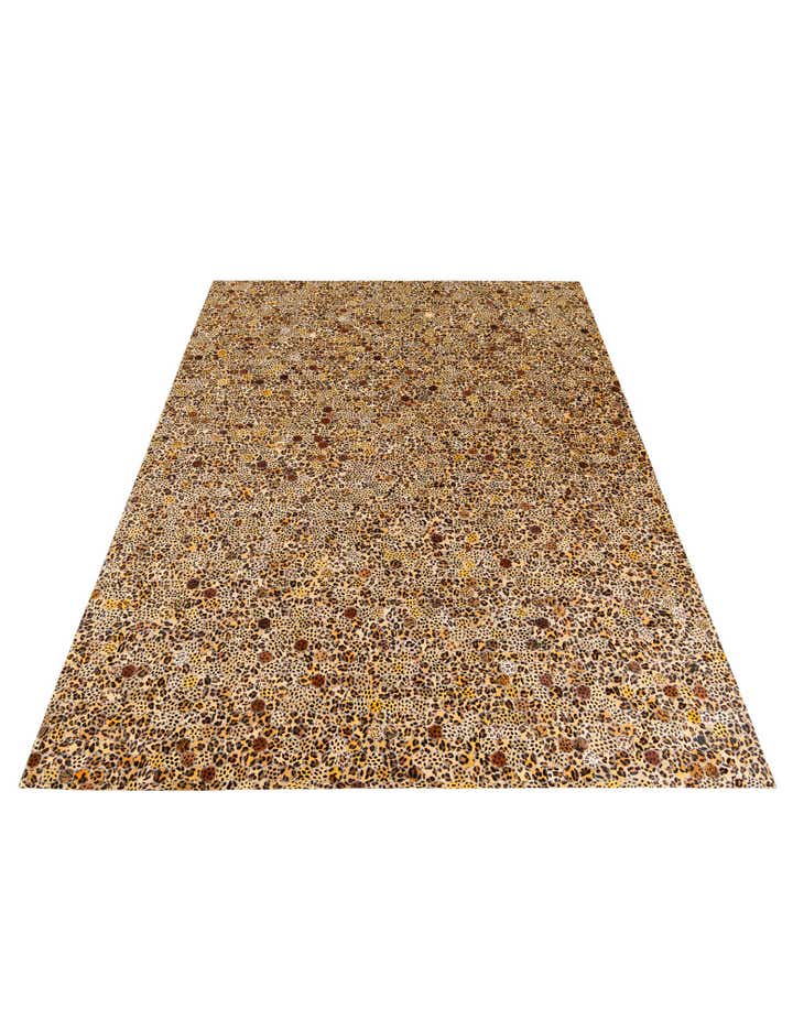 7' 11 x 9' 11 Cowhide Stocks Rug