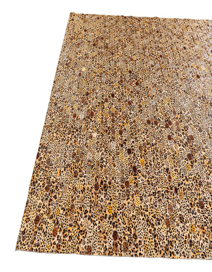 Detail image of 7' 11 x 9' 11 Cowhide Stocks Rug