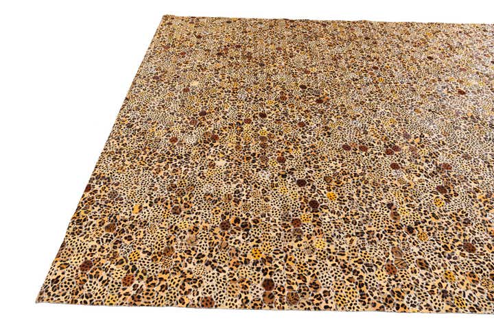 7' 11 x 9' 11 Cowhide Stocks Rug