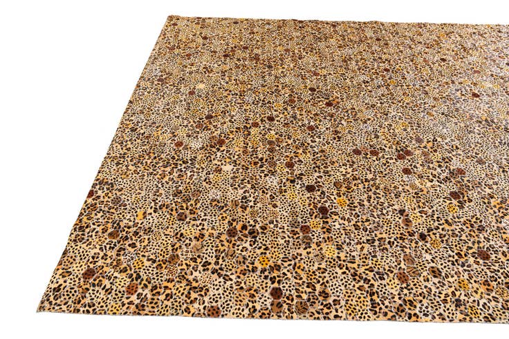 Detail image of 7' 11 x 9' 11 Cowhide Stocks Rug