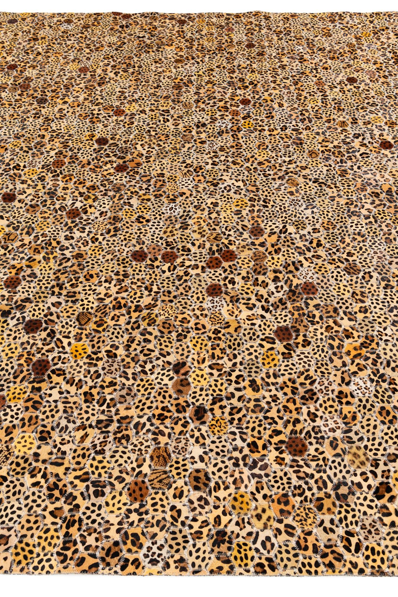 7' 11 x 9' 11 Cowhide Stocks Rug