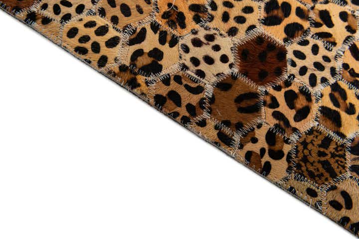 7' 11 x 9' 11 Cowhide Stocks Rug