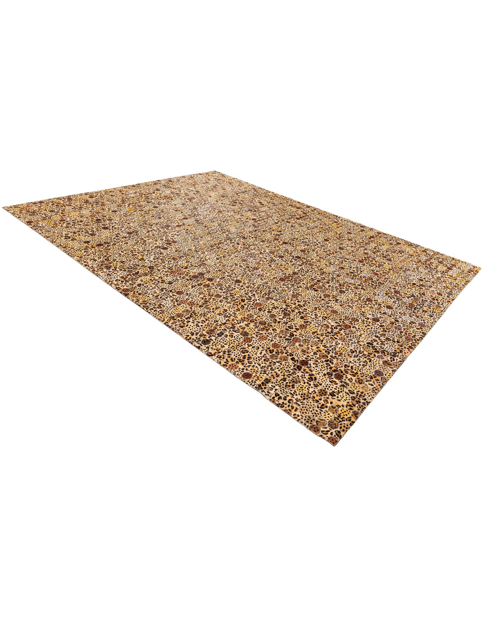 7' 11 x 10' 1 Cowhide Stocks Rug