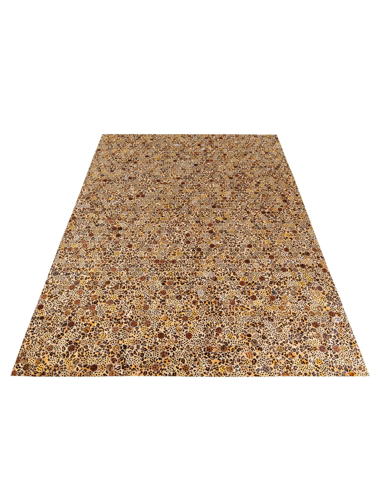 7' 11 x 10' 1 Cowhide Stocks Rug