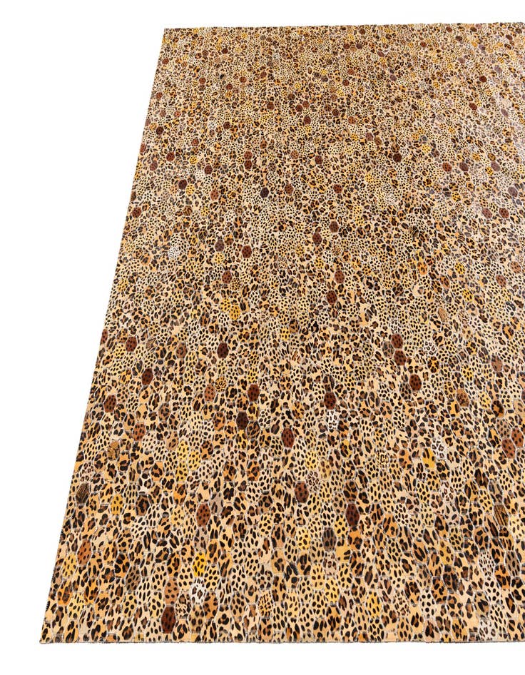 Detail image of 7' 11 x 10' 1 Cowhide Stocks Rug