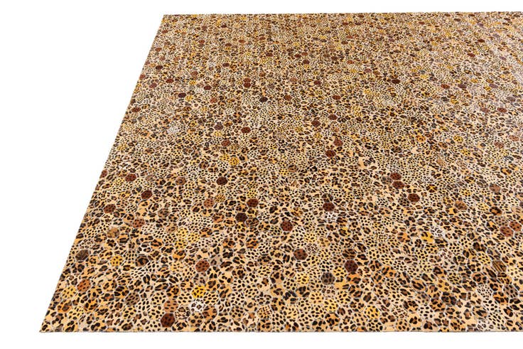Detail image of 7' 11 x 10' 1 Cowhide Stocks Rug