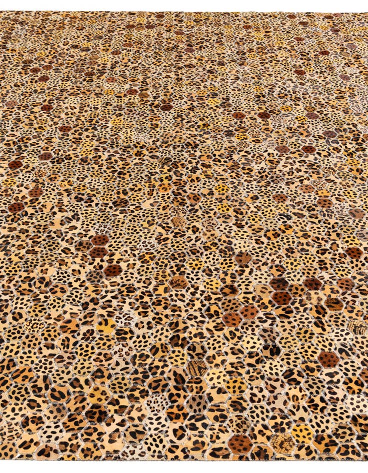 Detail image of 7' 11 x 10' 1 Cowhide Stocks Rug