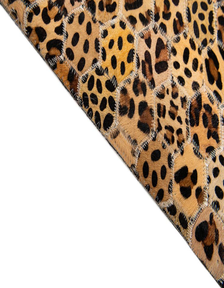 Detail image of 7' 11 x 10' 1 Cowhide Stocks Rug