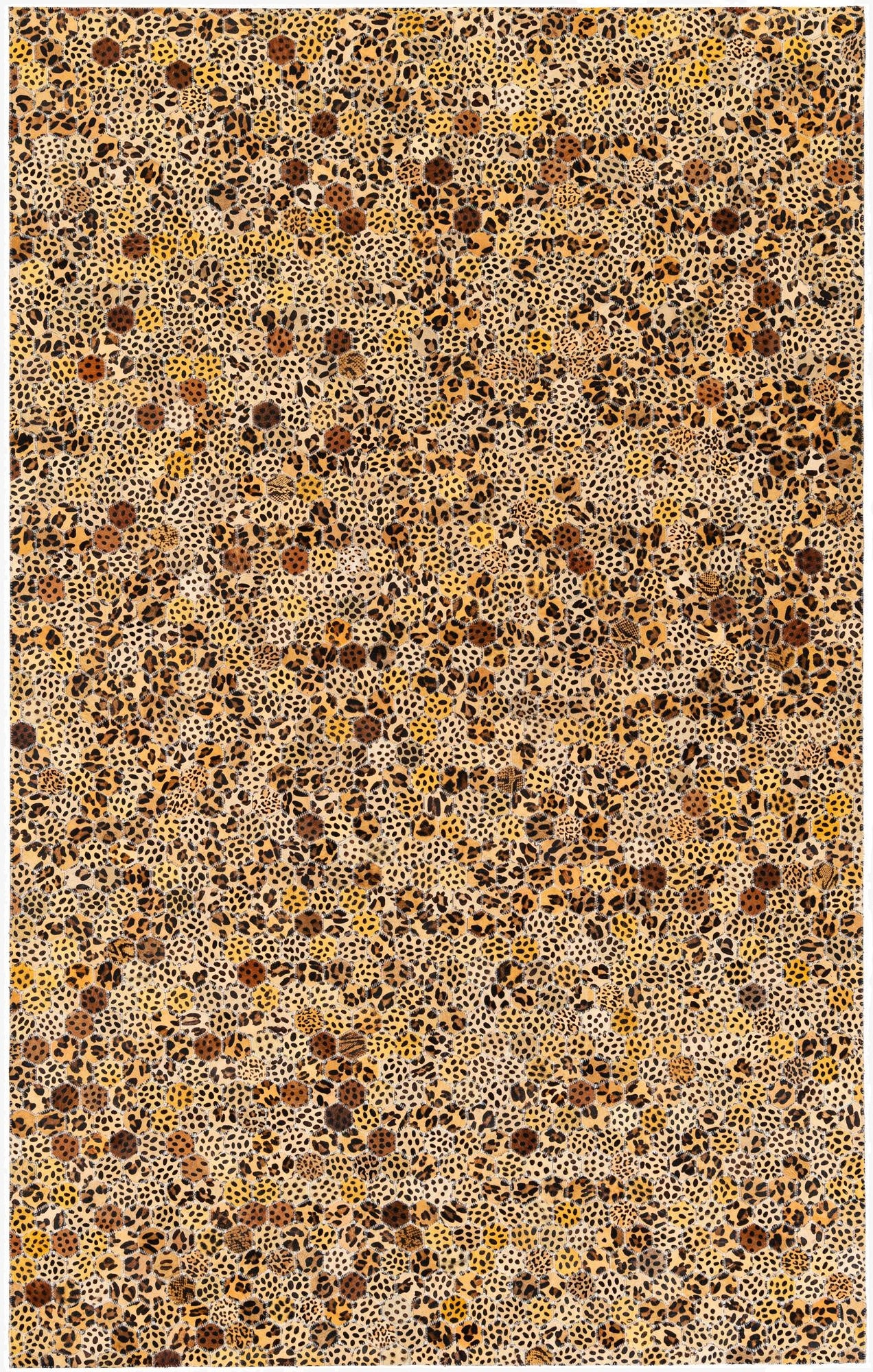 5' x 8' Cowhide Stocks Rug